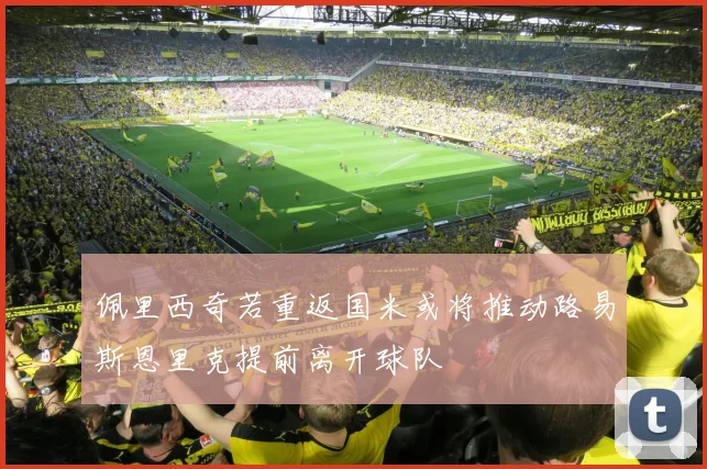 佩里西奇若重返国米或将推动路易斯恩里克提前离开球队